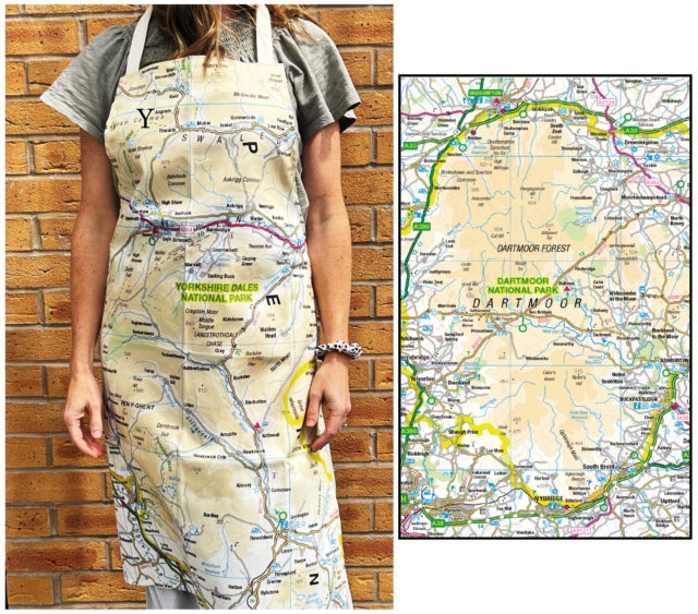OS Map Adult Apron  Dartmoor National Park