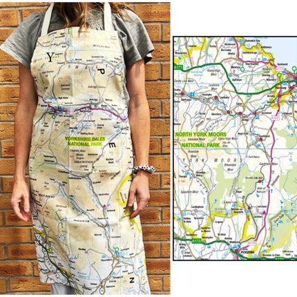 OS Map Adult Apron  North York Moors National Park