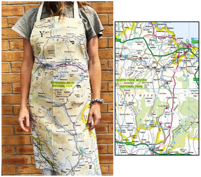 OS Map Adult Apron  North York Moors National Park