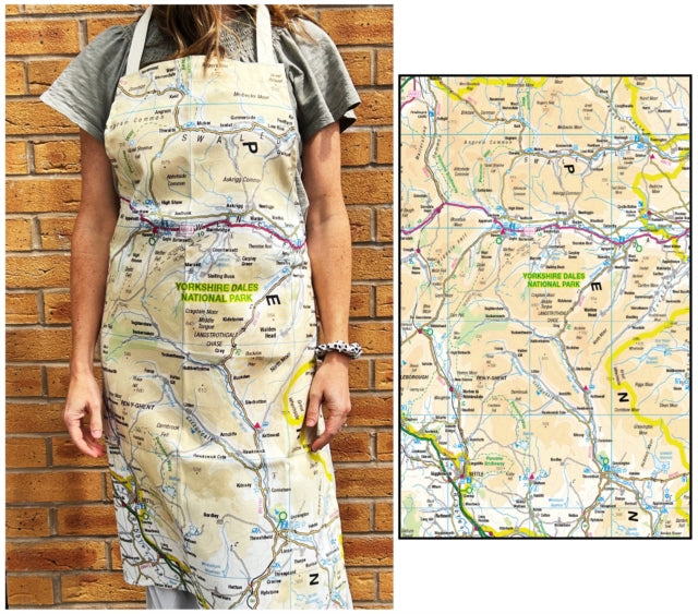 OS Map Adult Apron  Yorkshire Dales National Park