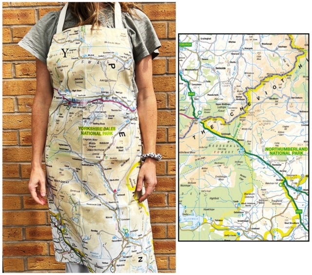 OS Map Adult Apron  Northumberland National Park