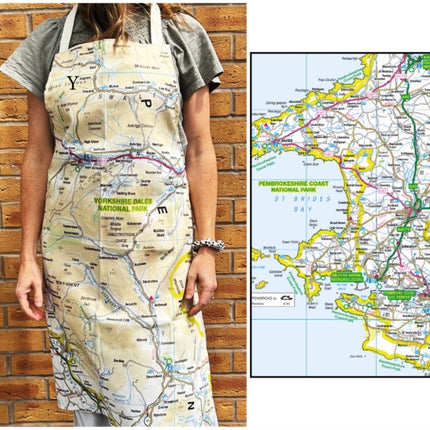 OS Map Adult Apron  Pembrokeshire Coast National Park
