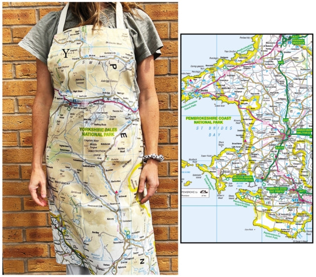 OS Map Adult Apron  Pembrokeshire Coast National Park