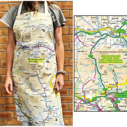 OS Map Adult Apron  Brecon Beacons National Park