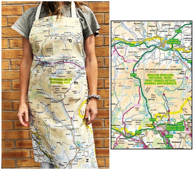 OS Map Adult Apron  Brecon Beacons National Park