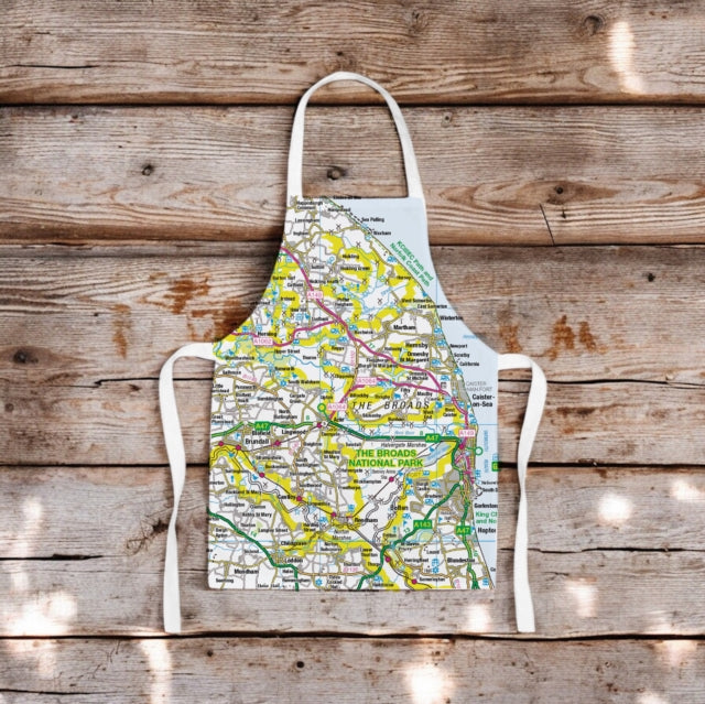 OS Map Kids Apron  The Broads