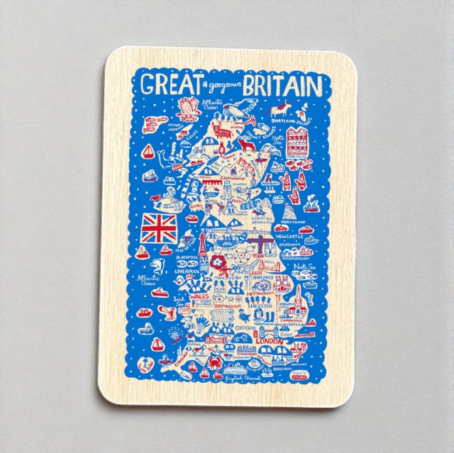 Julia Gash Wooden Magnet  Great Britain