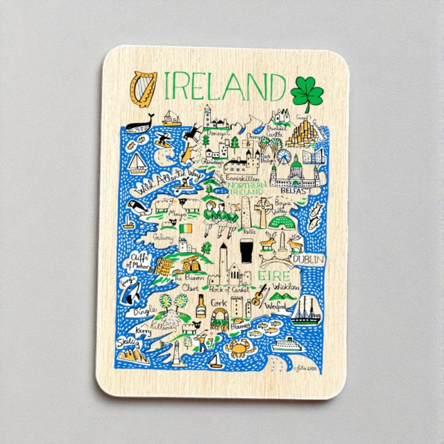 Julia Gash Wooden Magnet  Ireland