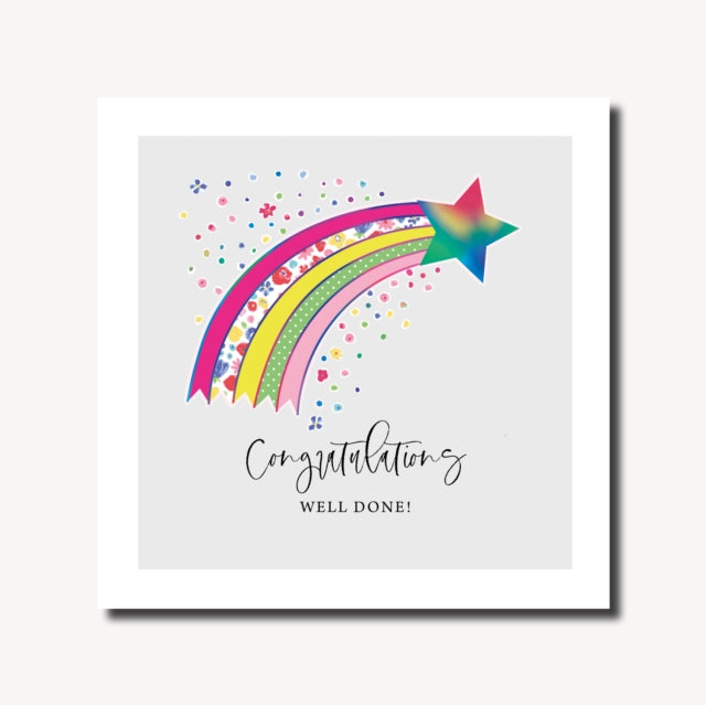 Pretty Lilly Congratulations Rainbow Star