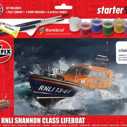 Airfix STARTER SET  RNLI SHANNON CLASS LIFEBOT