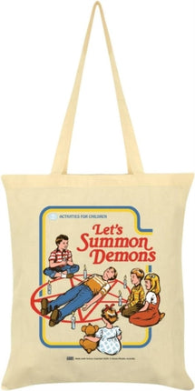 Steven Rhodes LetS Summon Demons Natural Tote Bag