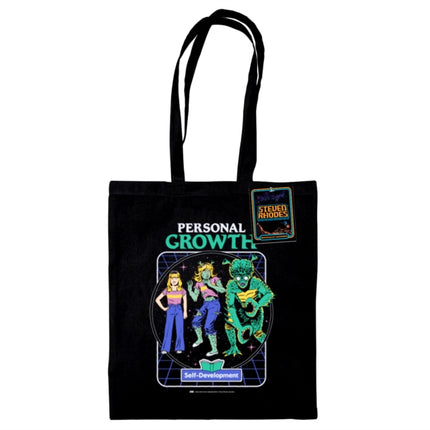 Steven Rhodes Personal Growth Black Tote Bag
