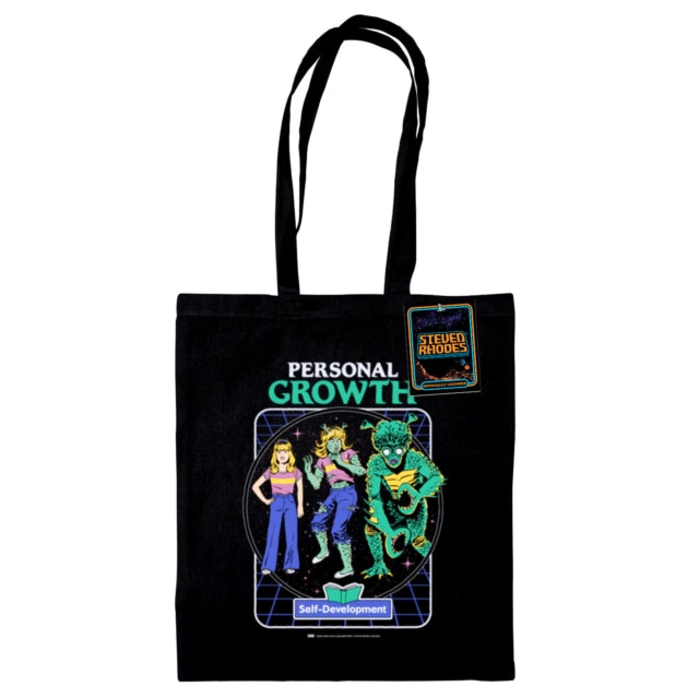 Steven Rhodes Personal Growth Black Tote Bag