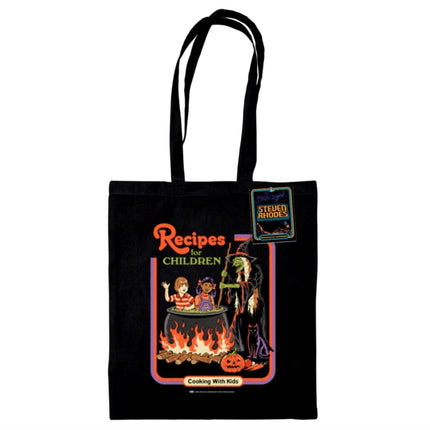 Steven Rhodes Recipes For Children Black Tote Bag
