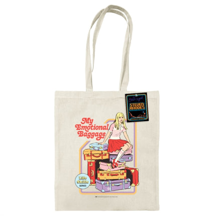 Steven Rhodes My Emotional Baggage Natural Tote