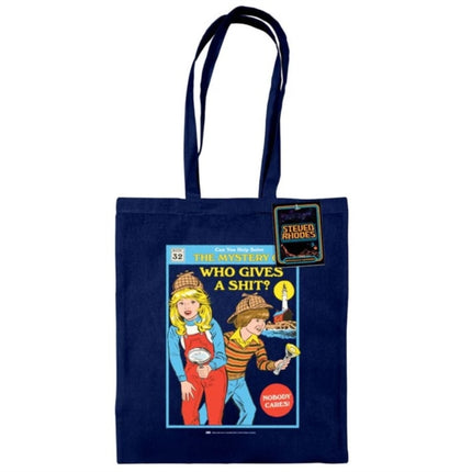 Steven Rhodes The Mystery French Navy Tote Bag