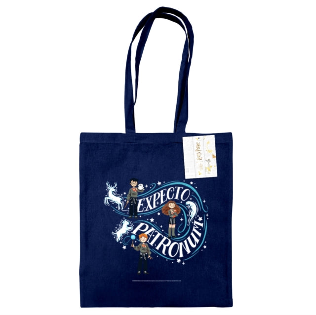 Harry Potter Expecto Patronum French Navy Tote Bag