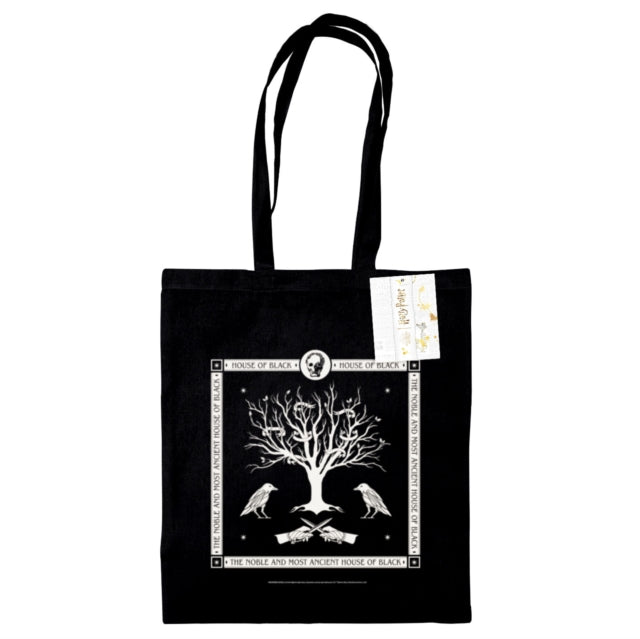 Harry Potter House Of Black Black Tote Bag