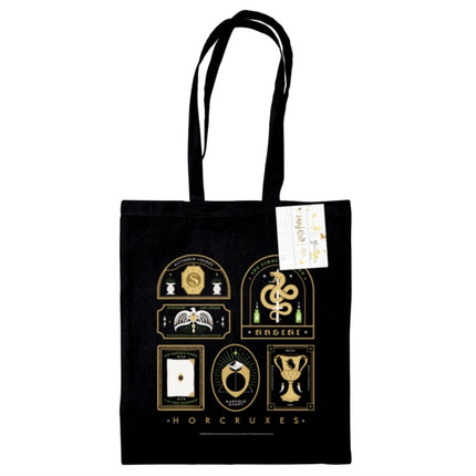 Harry Potter Horcruxes Black Tote Bag