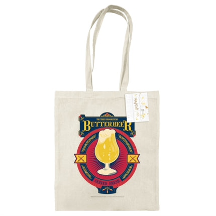 Harry Potter Butterbeer Cream Natural Tote Bag