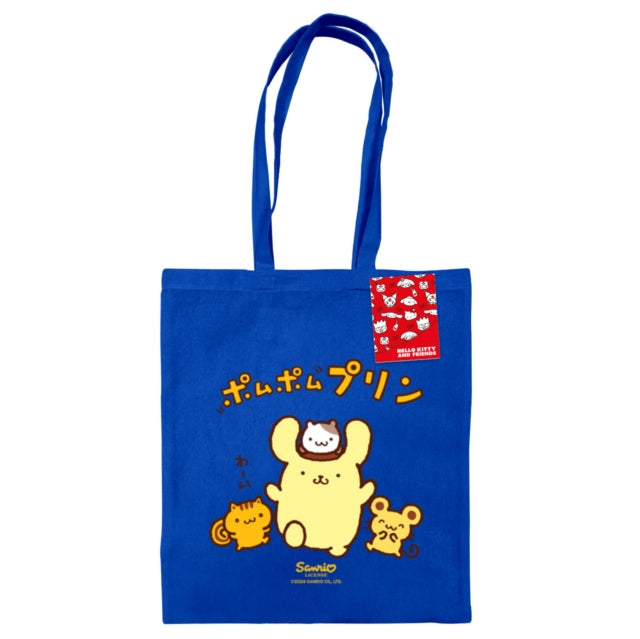 Pompompurin 4 Friends Navy Tote Bag