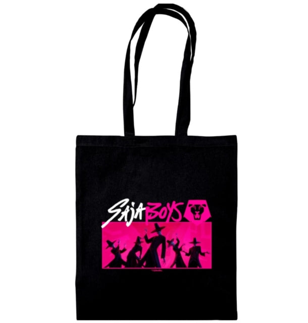 KPop Demon Hunters Saja Boys Black Tote Bag
