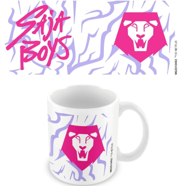 KPop Demon Hunters Saja Boys Logo White Pod Mug