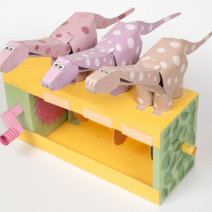 Diplodocus Dance Rob Ives Paper Animation Kit