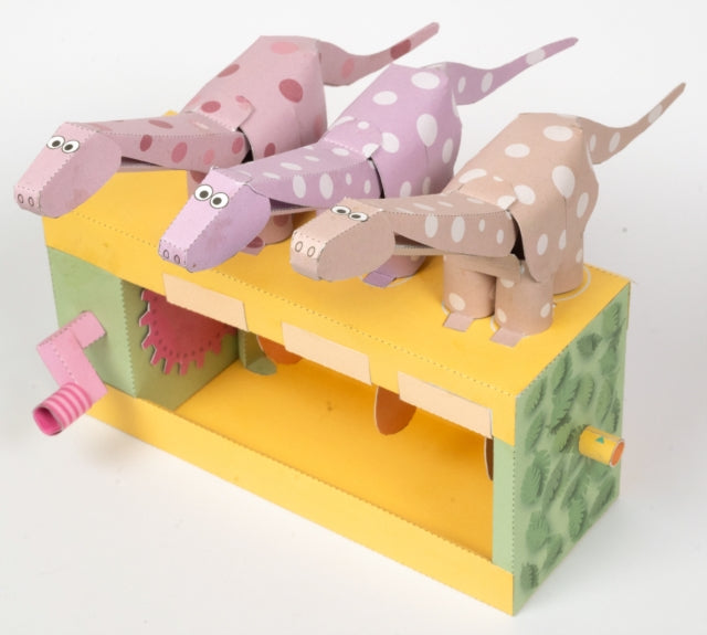 Diplodocus Dance Rob Ives Paper Animation Kit