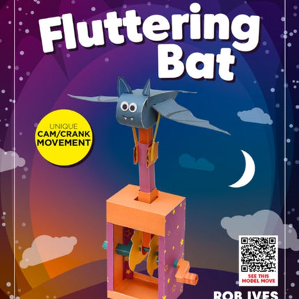 Fluttering Bat Rob Ives Paper Animation Kit