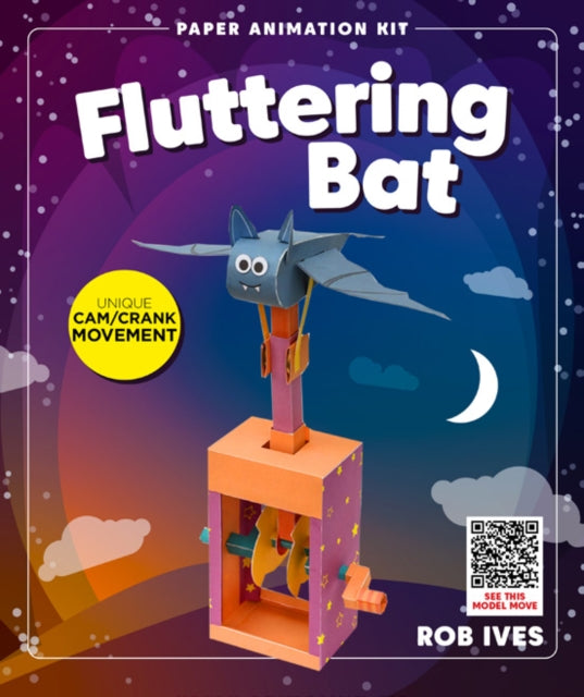 Fluttering Bat Rob Ives Paper Animation Kit