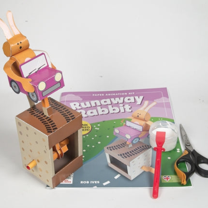 Runaway Rabbit Rob Ives Paper Animation Kit