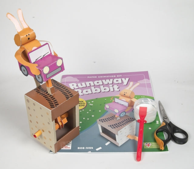 Runaway Rabbit Rob Ives Paper Animation Kit