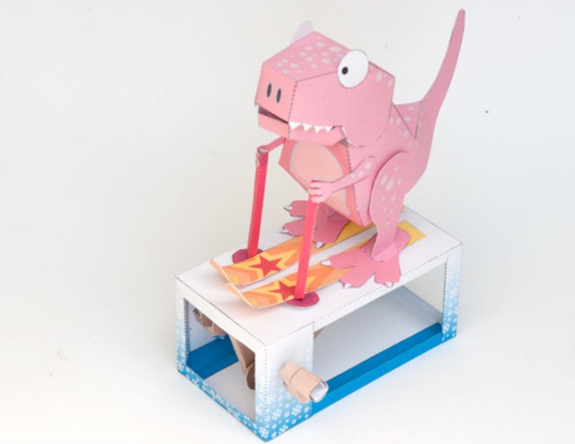 Ski Rex Rob Ives Paper Animation Kit