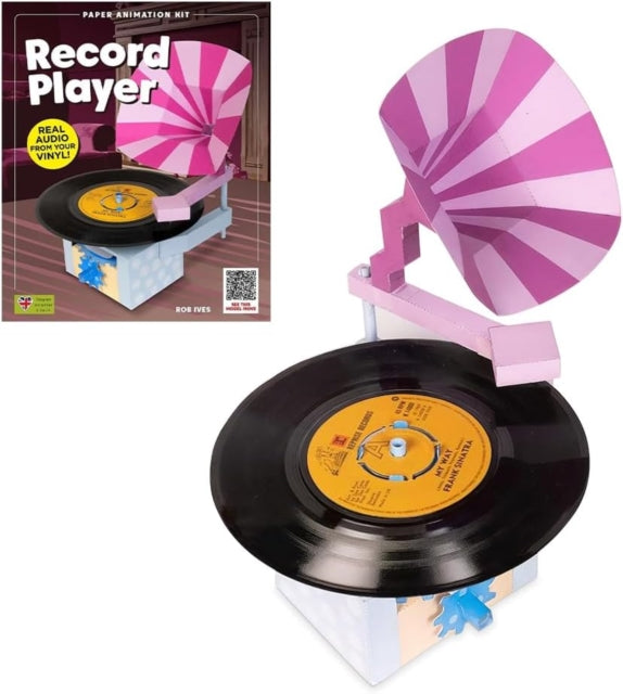 Record Player Rob Ives Paper Animation Kit