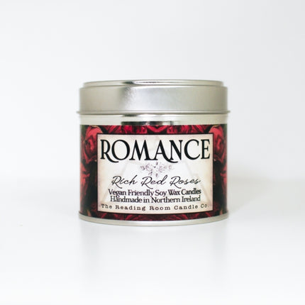Romance Scented Soy Candle Rich Red Roses