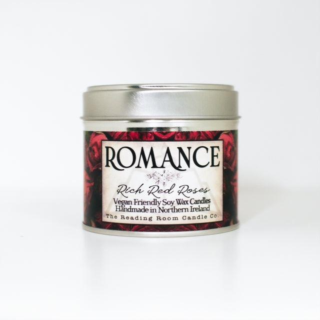 Romance Scented Soy Candle Rich Red Roses