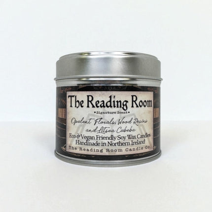 Reading Room  Scented Soy Candle  Opulent Florals Wood Resins and Litsea Cubeba