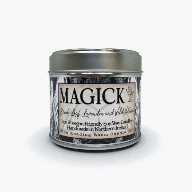 Magick Scented Soy Candle  Birch Leaf Lavender and Wild Vetiver