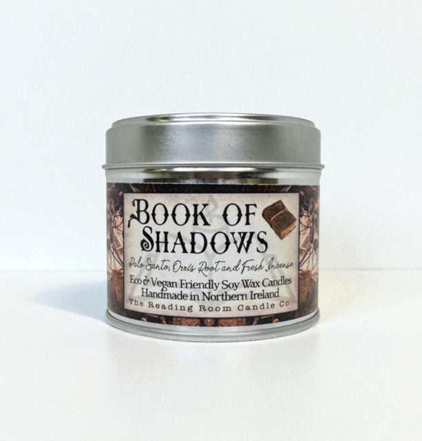 Book of Shadows Scented Soy Candle  Palo Santo Orris Root and Fresh Incense