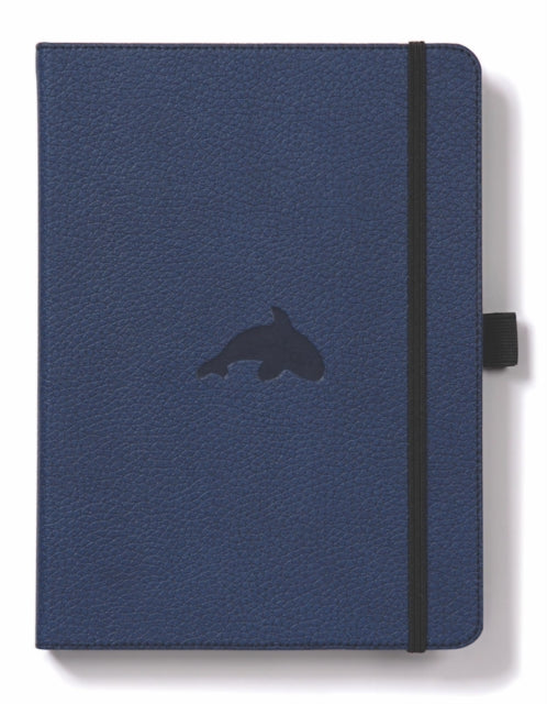 Dingbats A5 Wildlife Blue Whale Notebook  Plain