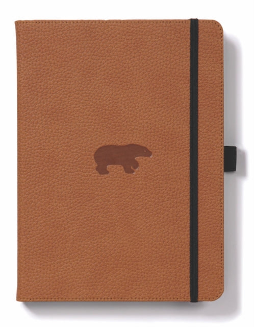 Dingbats A5 Wildlife Brown Bear Notebook  Graph