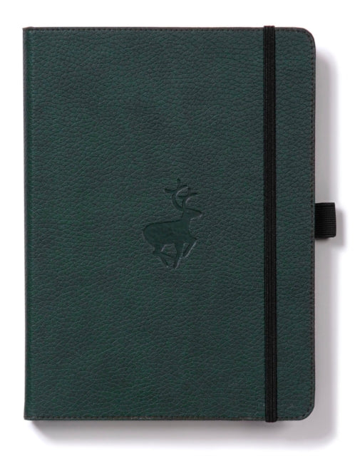 Dingbats A4 Wildlife Green Deer Notebook  Graph