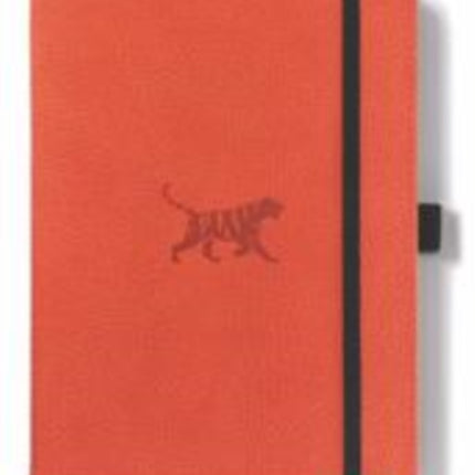 Dingbats A5 Wildlife Orange Tiger Notebook  Lined