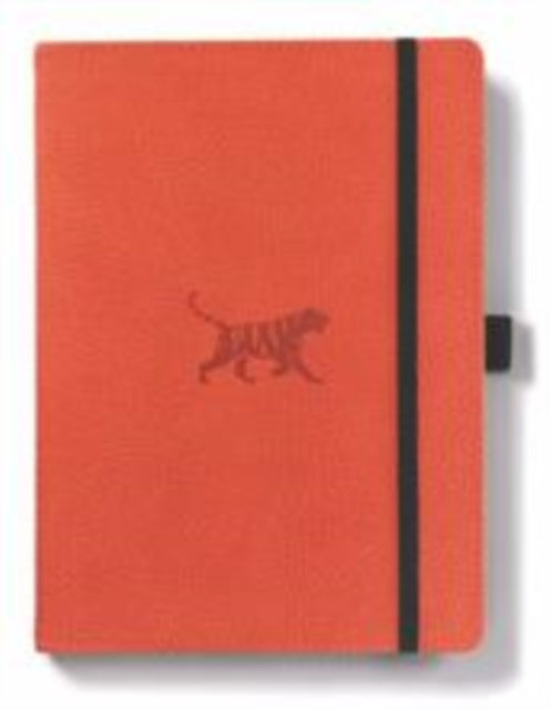 Dingbats A5 Wildlife Orange Tiger Notebook  Lined