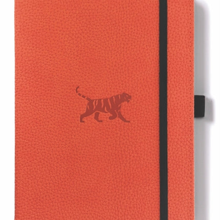 Dingbats A5 Wildlife Orange Tiger Notebook  Graph