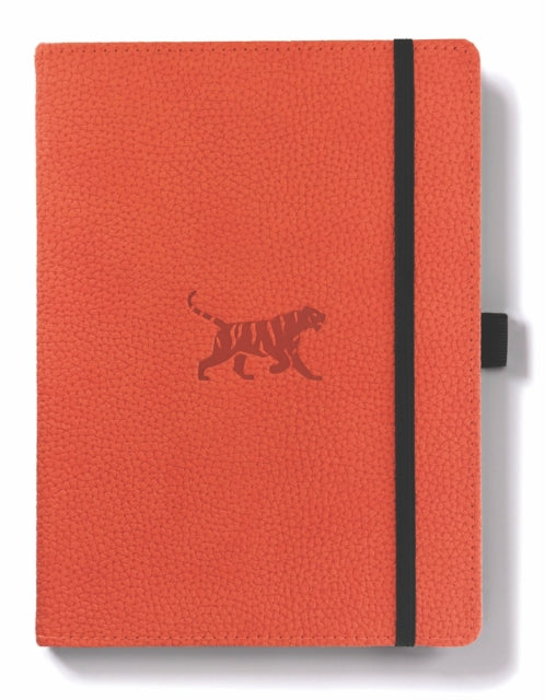 Dingbats A5 Wildlife Orange Tiger Notebook  Graph