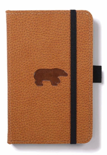 Dingbats A6 Pocket Wildlife Brown Bear Notebook  Dotted