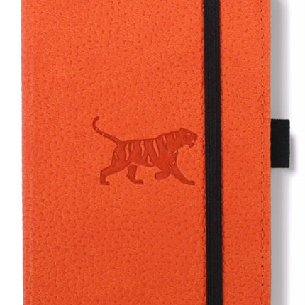 Dingbats A6 Pocket Wildlife Orange Tiger Notebook  Lined