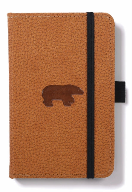 Dingbats A6 Pocket Wildlife Brown Bear Notebook  Plain